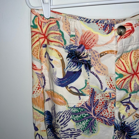 ANTHROPOLOGIE MAUVE The Colette Cropped Wide-Leg Pants Sarah Gordon Edition - Picture 8 of 15